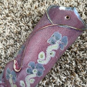 Vintage Clay & Caboodle Handcrafted Ceramic Wall Vase